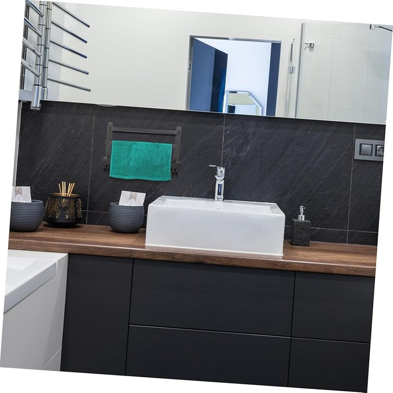 Modern Aluminum Towel Holder Mounted Space Saving Size 38 5X14X2 CM - Image 3